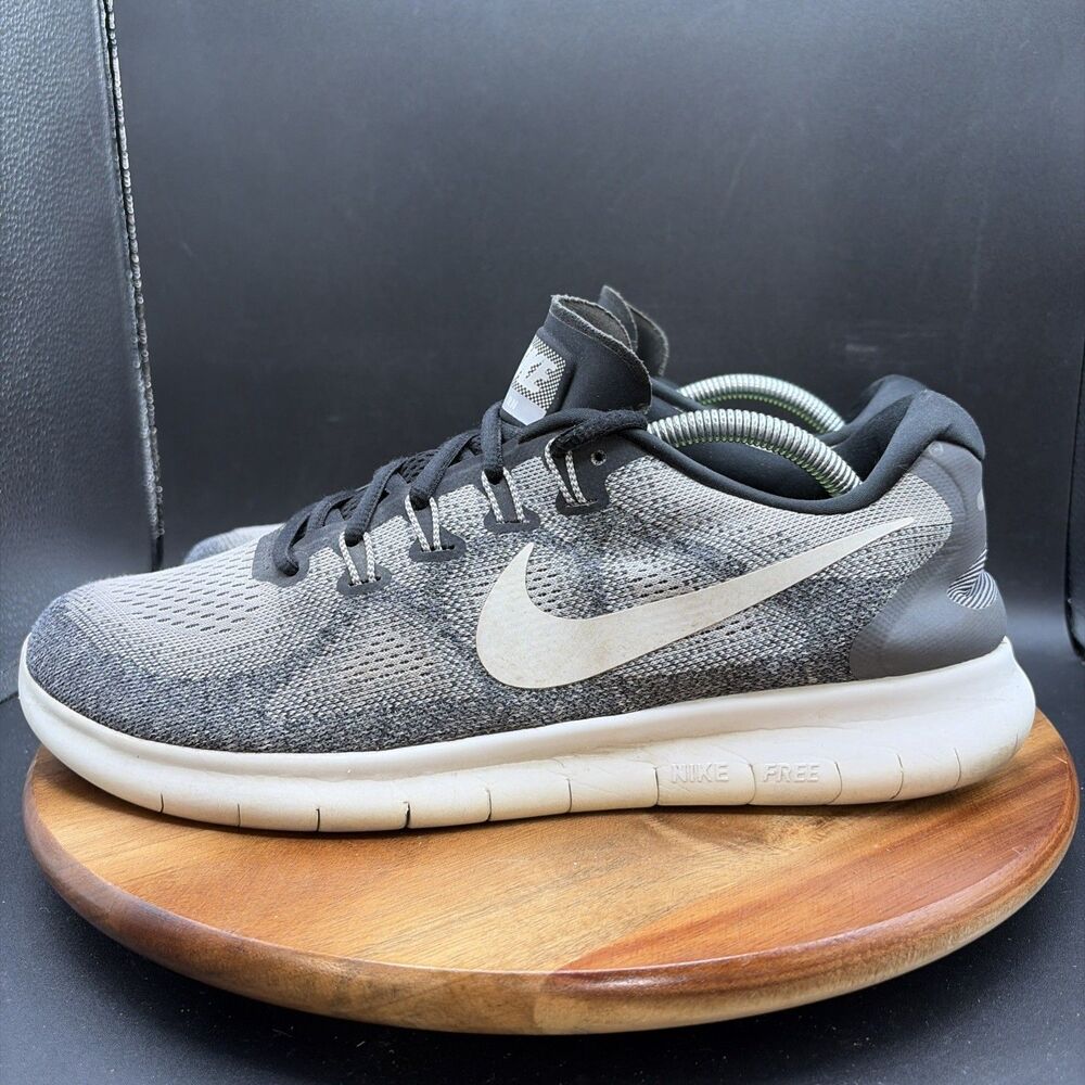 Nike Free RN 2017 Mens Size 12 Running Shoes Wolf Grey Sneakers 880839-002